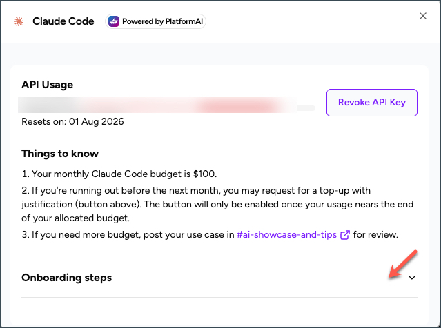 Claude Code onboarding in Equip