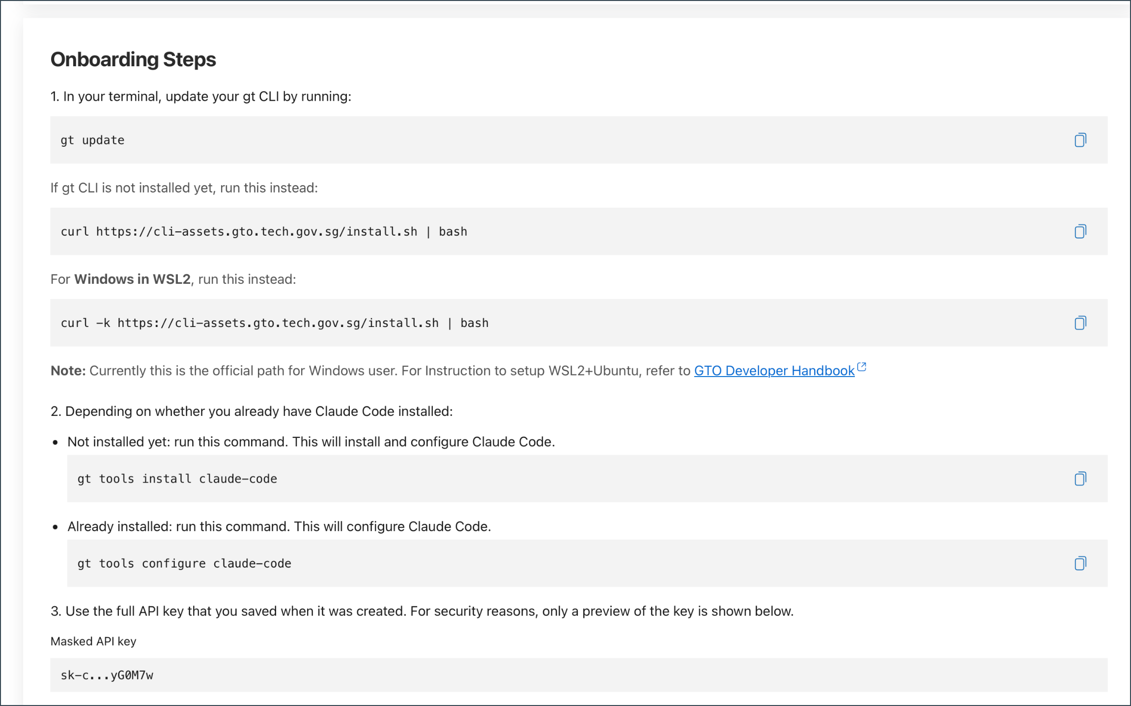 Claude Code onboarding steps