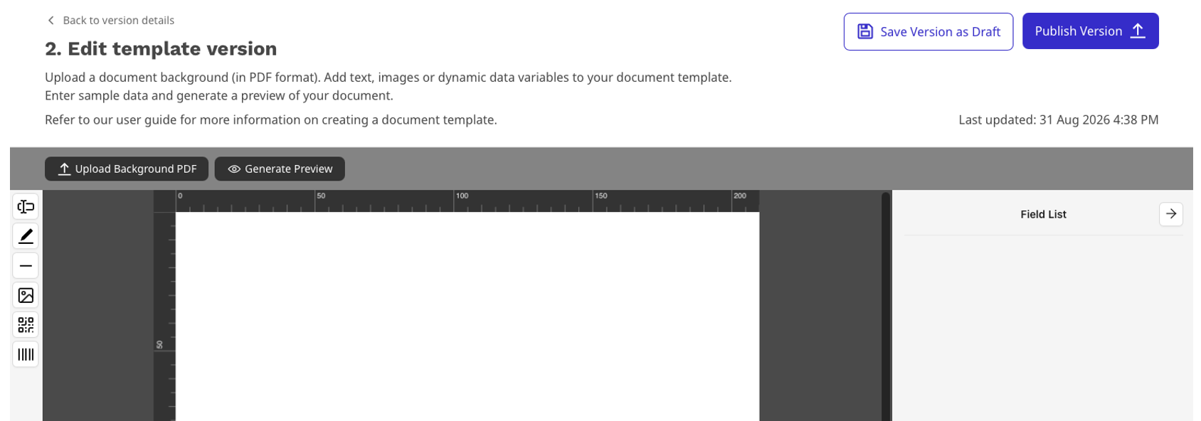 Blank PDF Designer