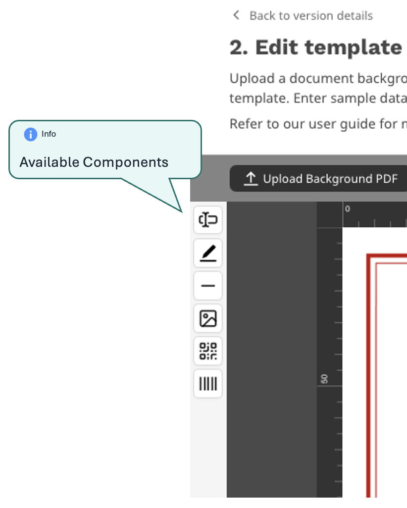 Uploading a base PDF