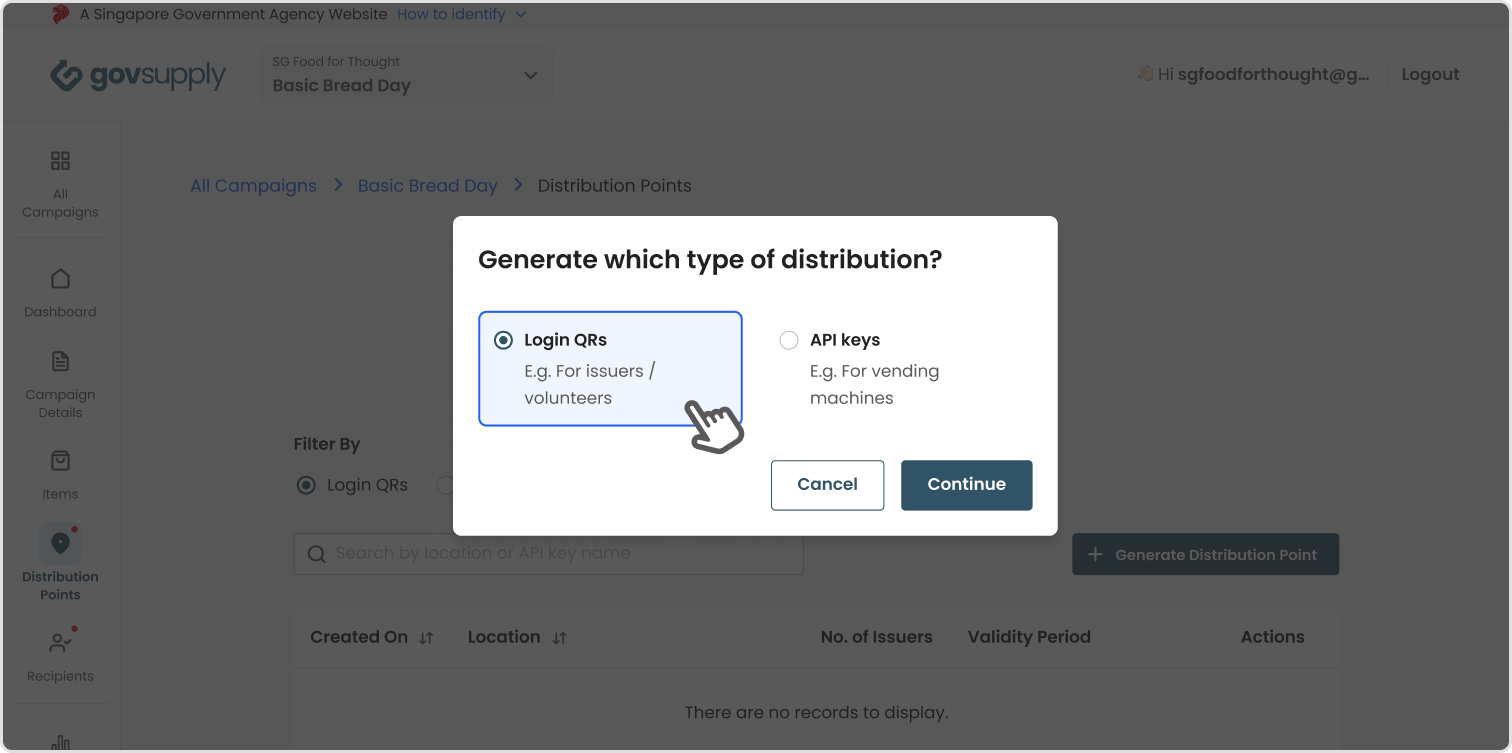 Distribution Type