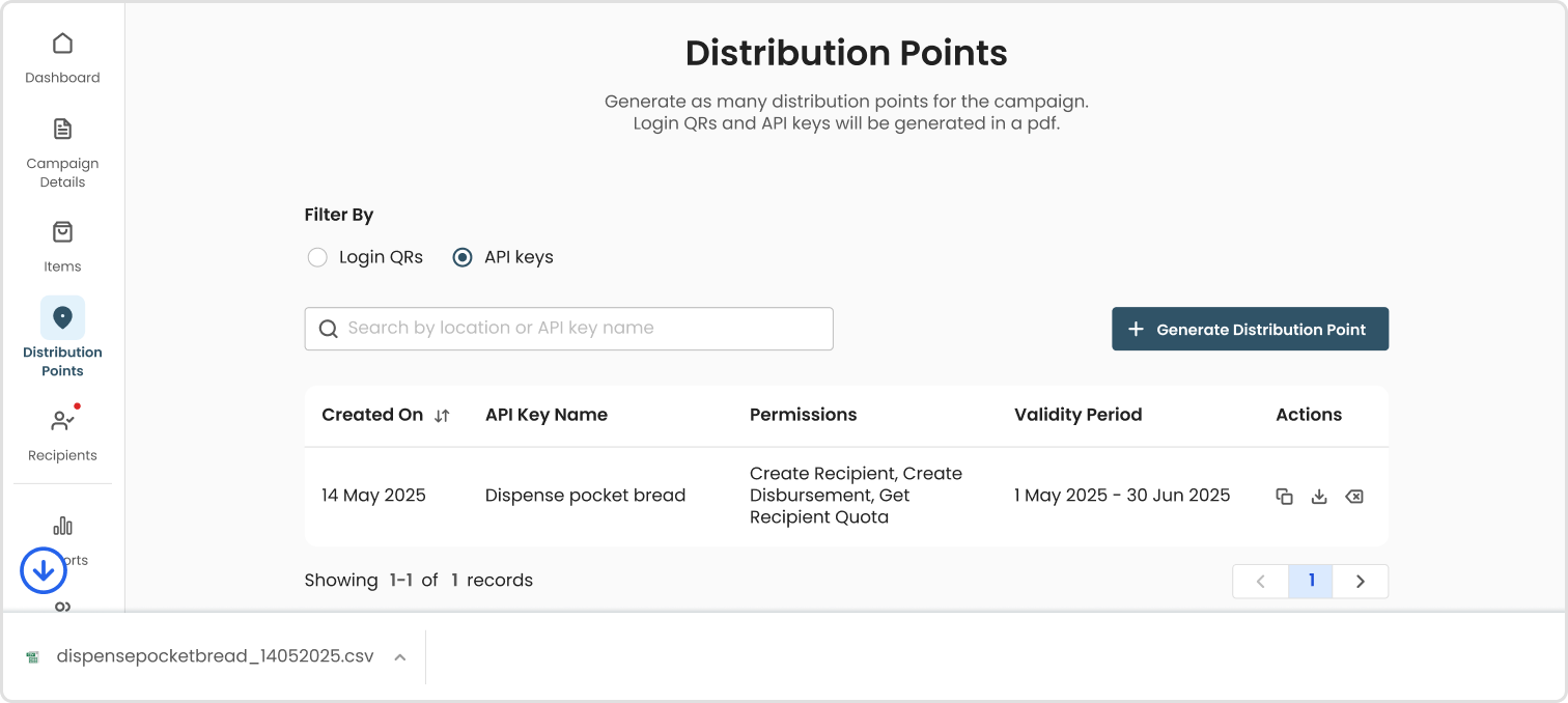 API Download Example