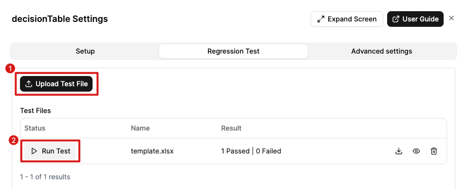 Regression Test Node Upload