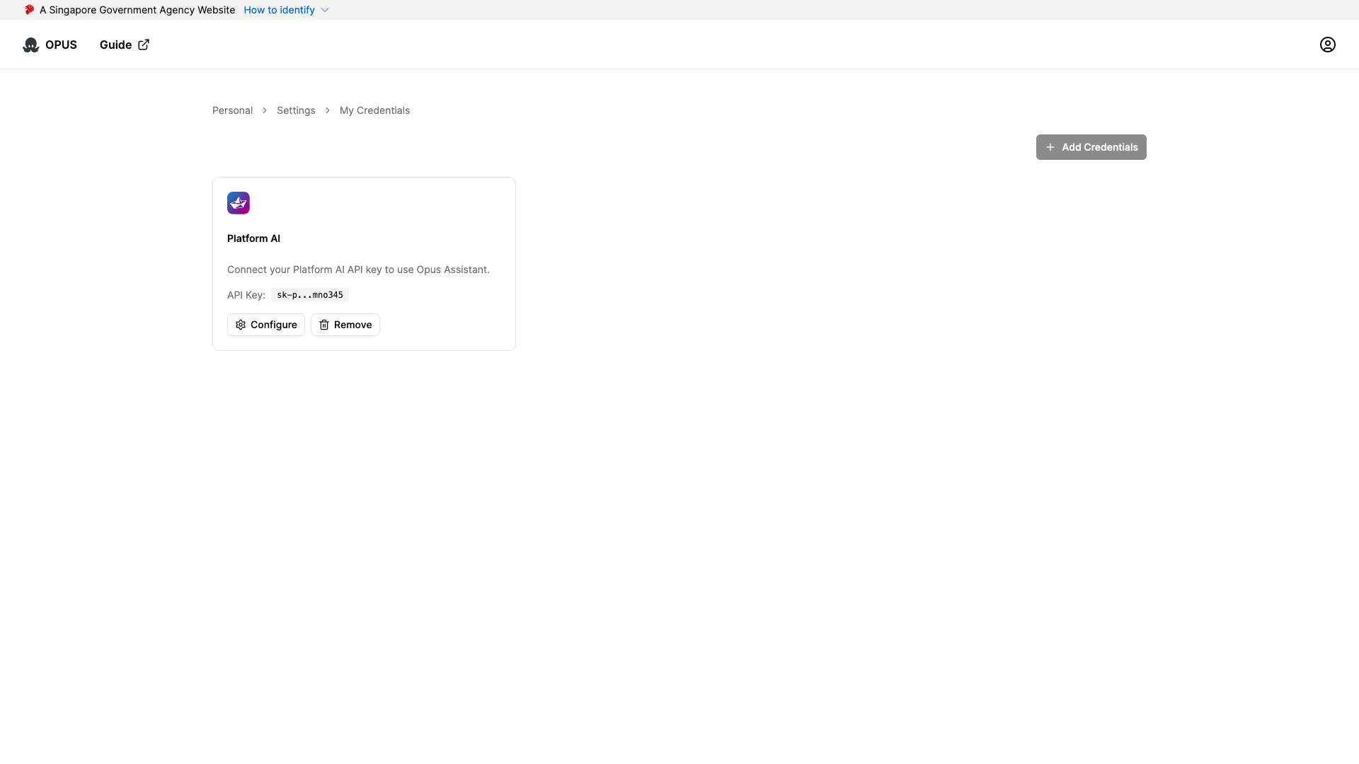 Select Platform Opus Documentation
