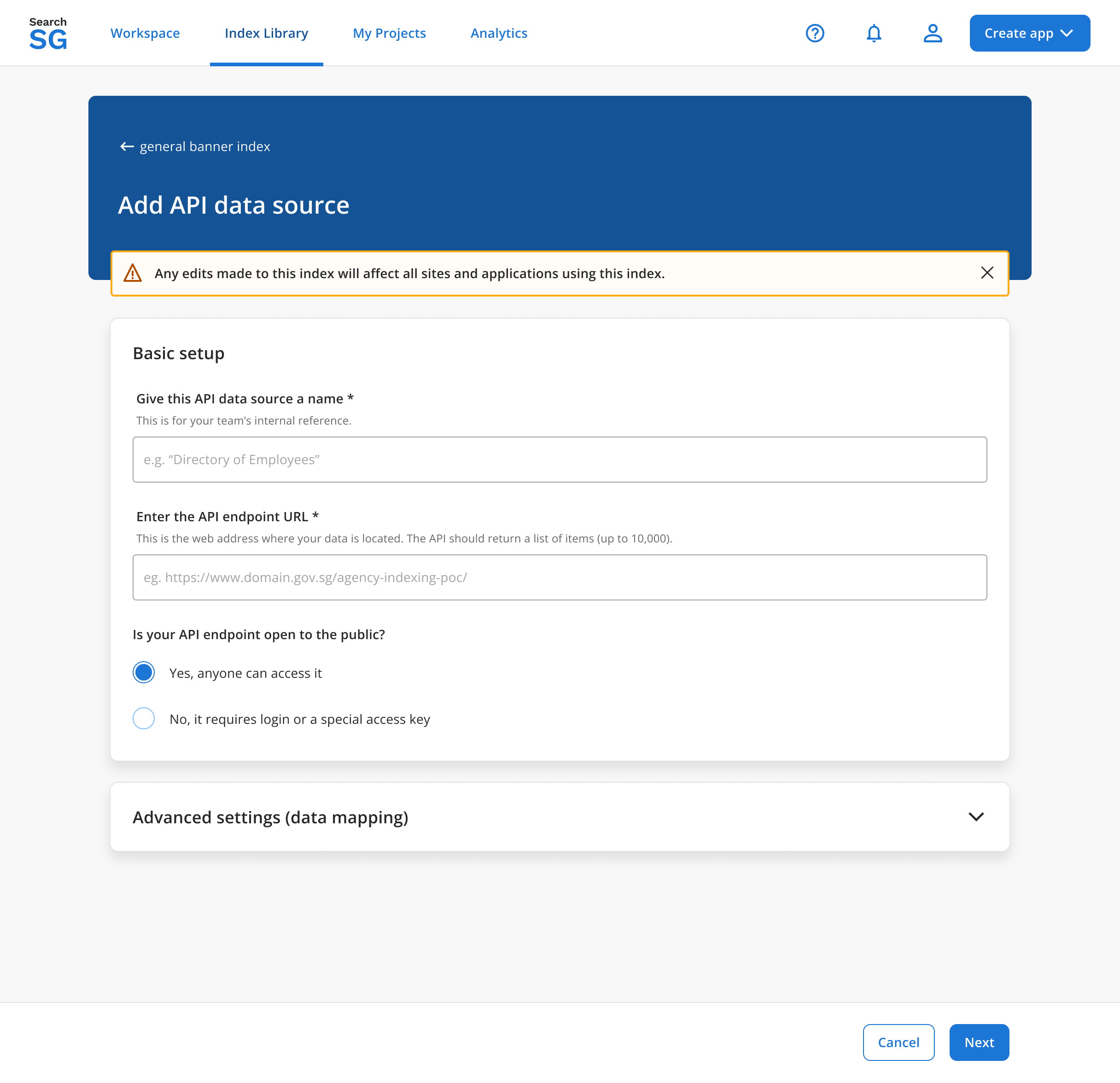 SearchSG Admin Portal User Guide