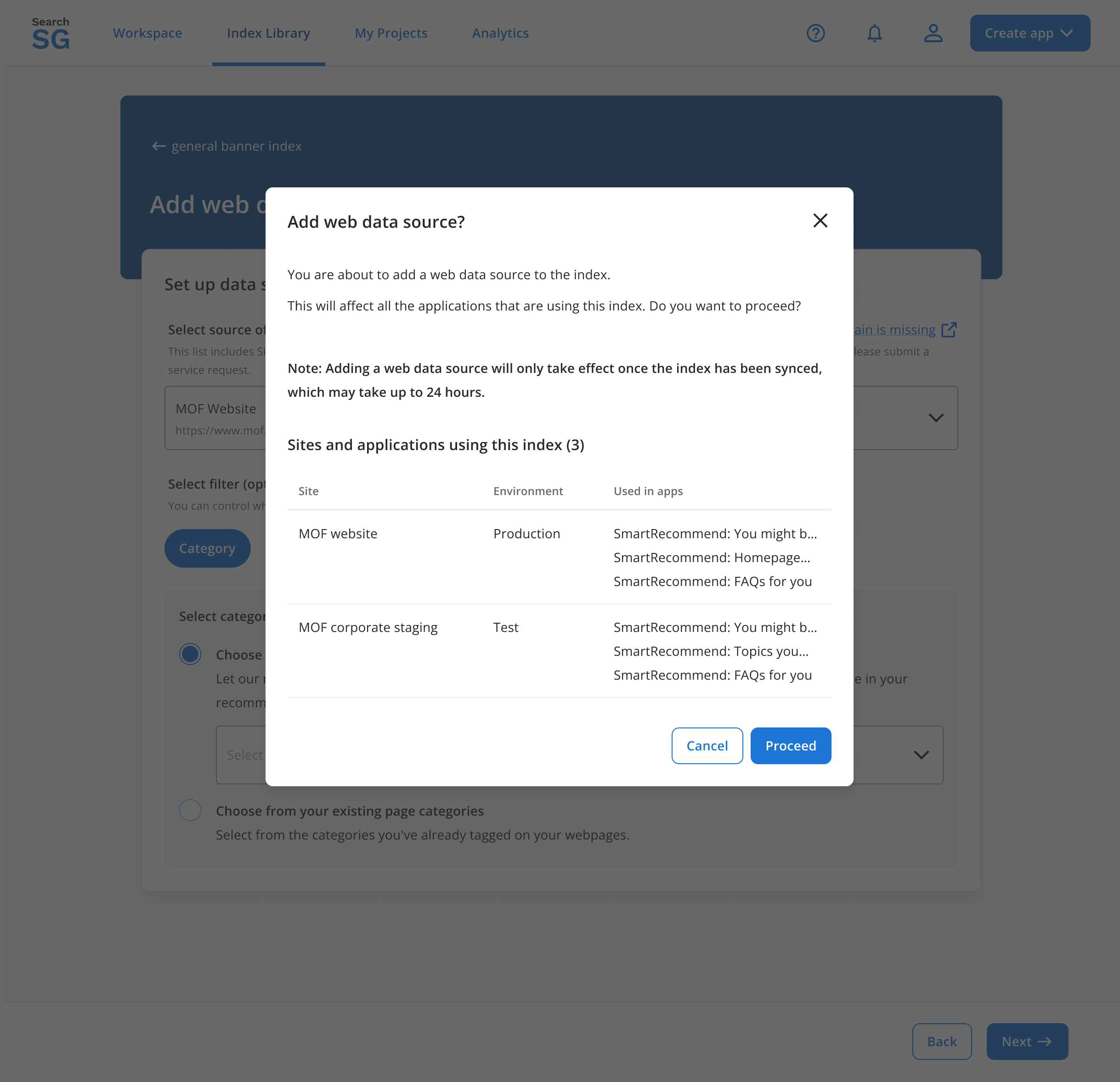 Add web data source