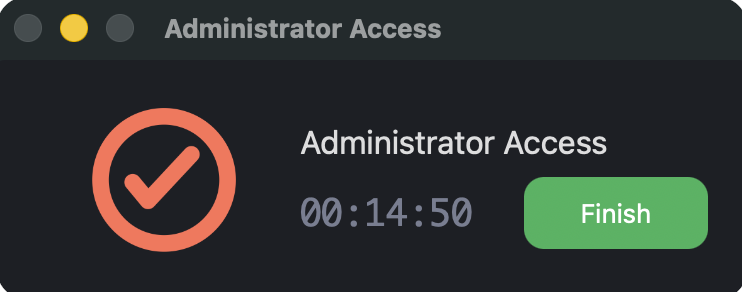Admin session ending