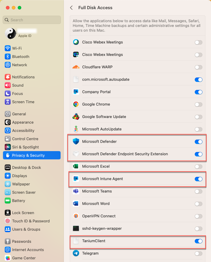 macOS 14 and 13 post onboarding guide