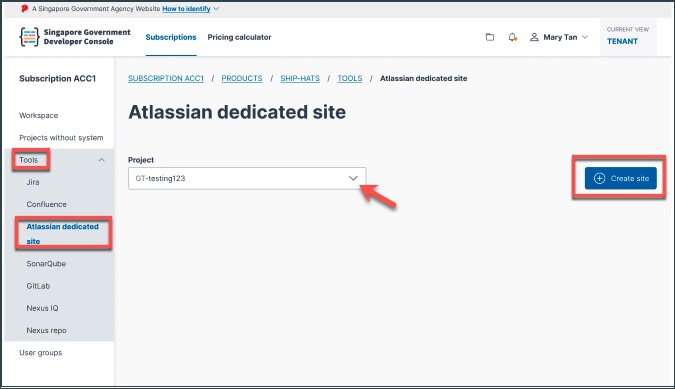 create-dedicated-site