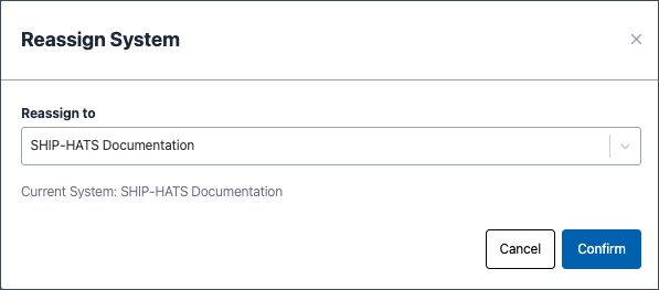 Reassign system