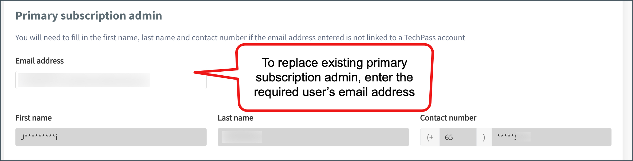 change-primary-sub-admin