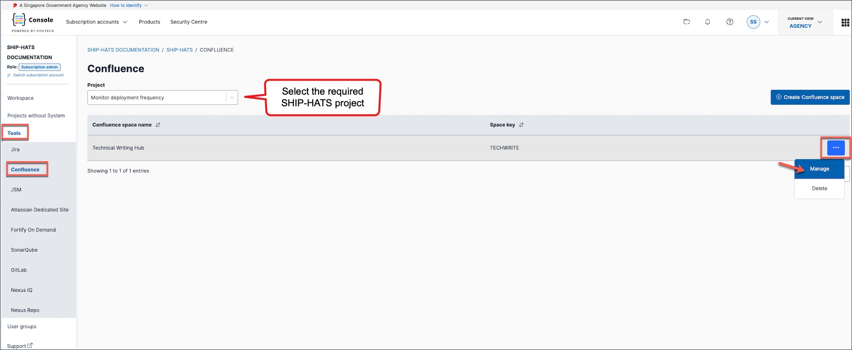 console-manage-confluence-space