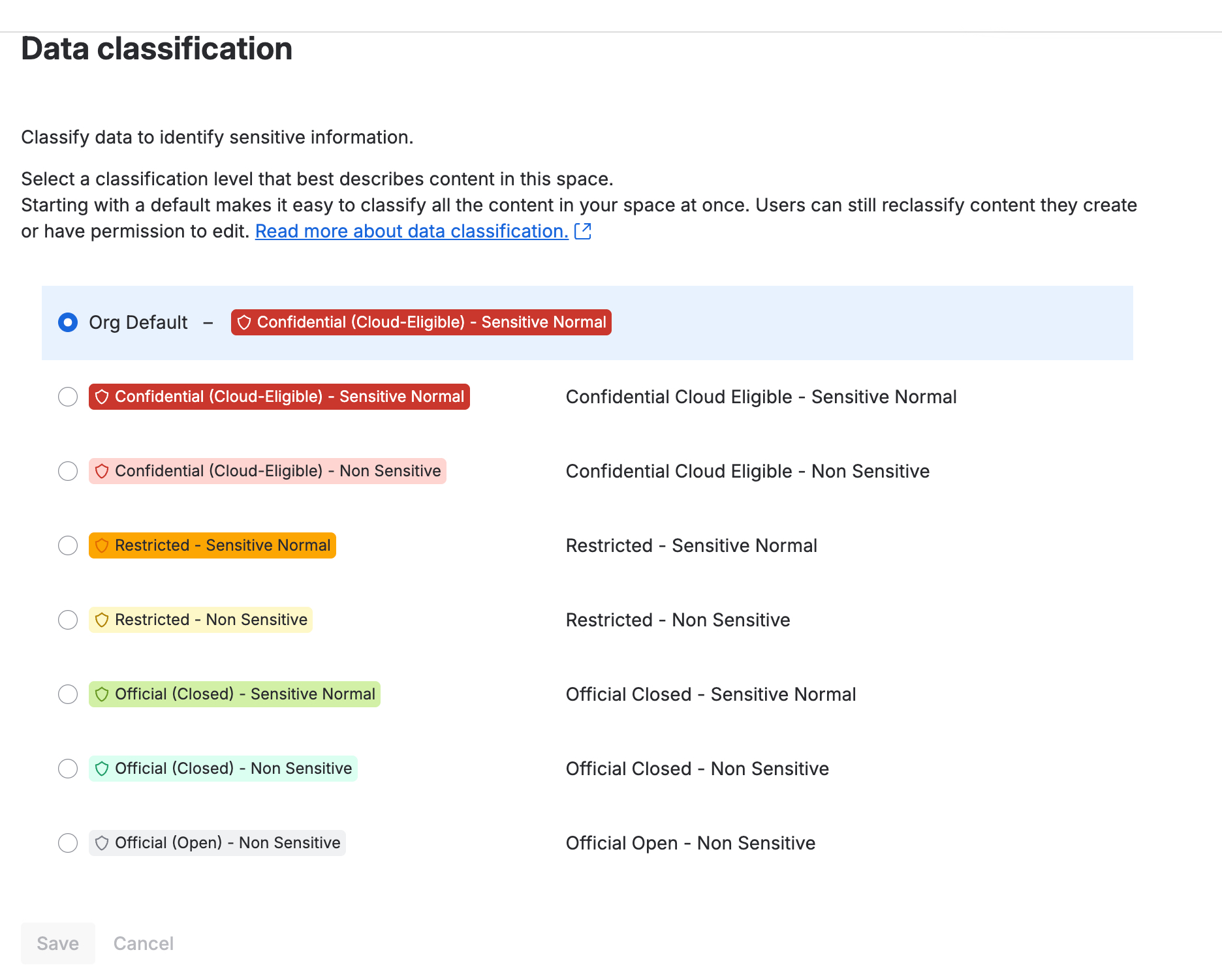 Classification Change SHIP-HATS Docs