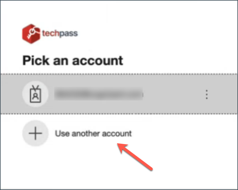 Use another account