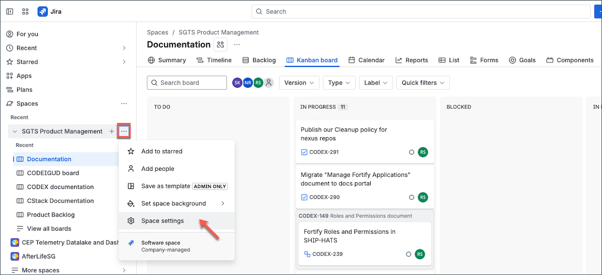 jira-space-settings