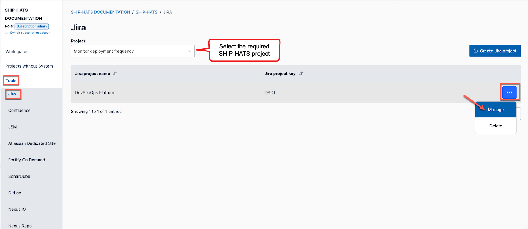 console-manage-jira-project