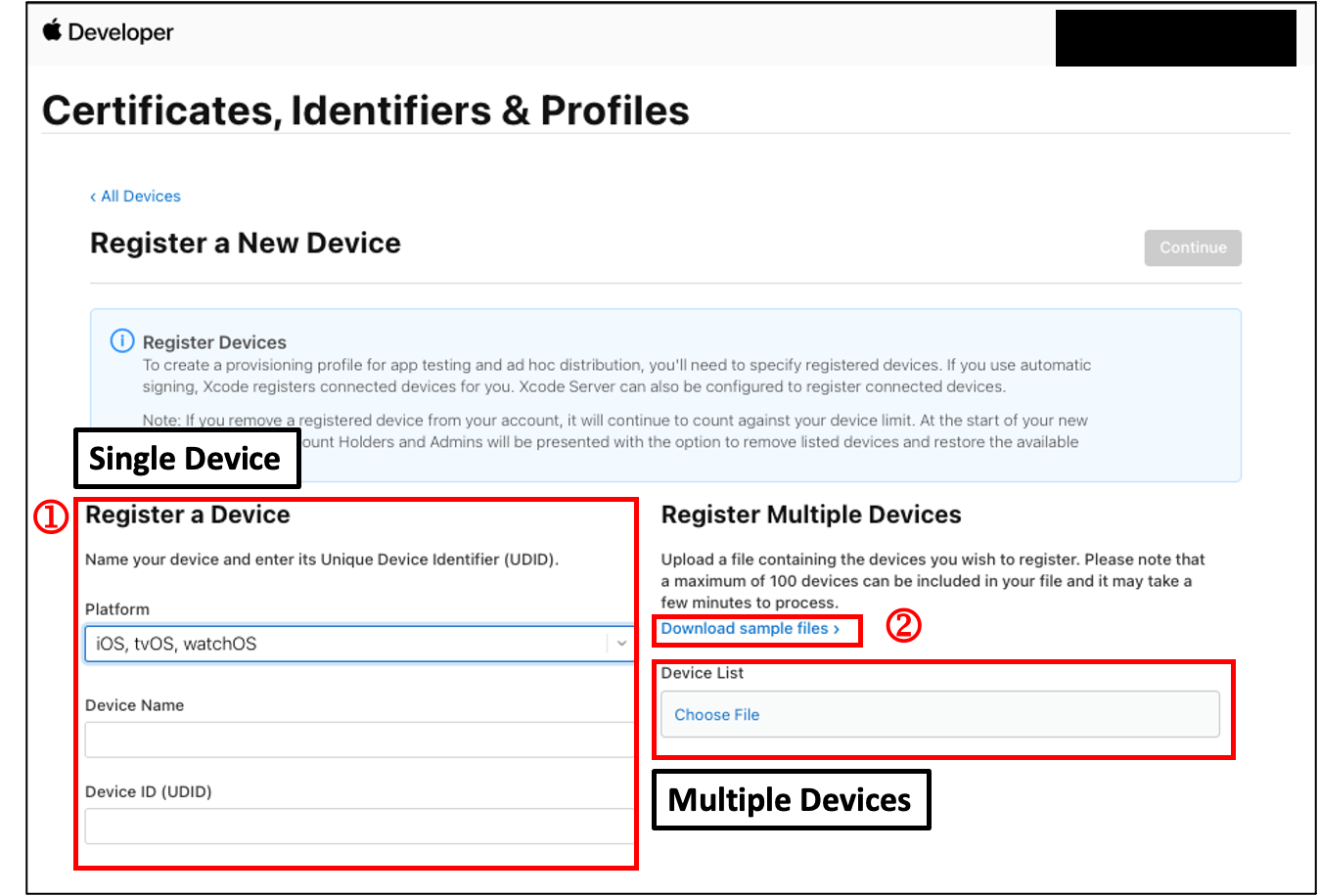 Register a New Device