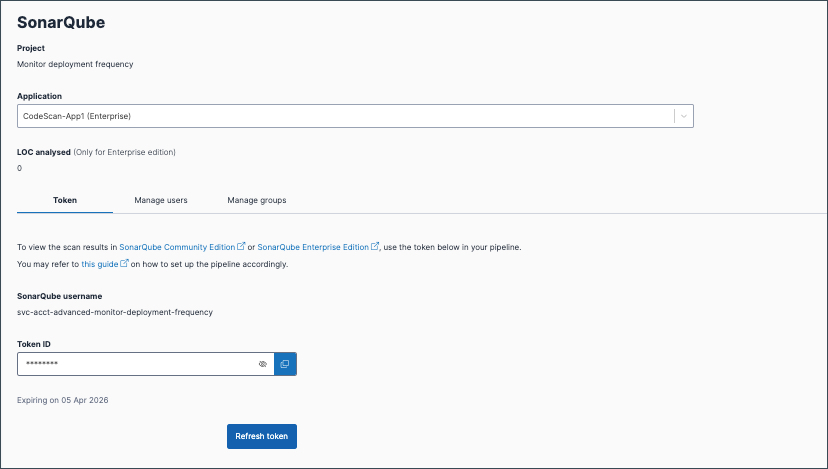 sonarqube-token