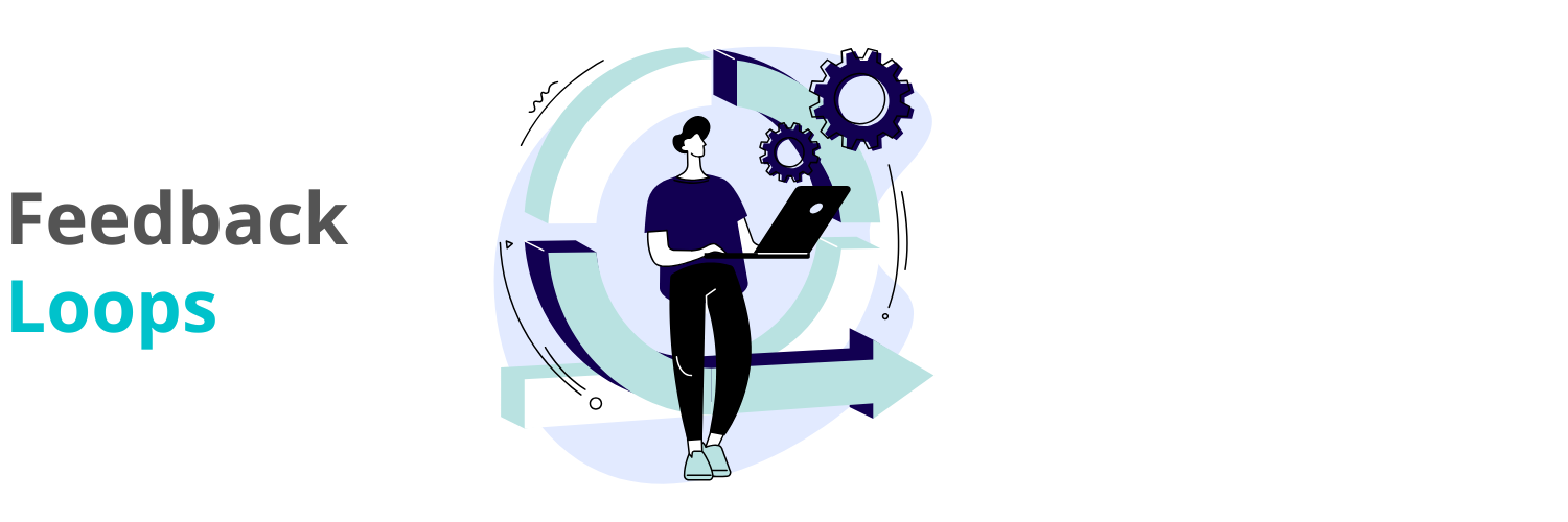 Feedback loops of different lengths in the software development life cycle