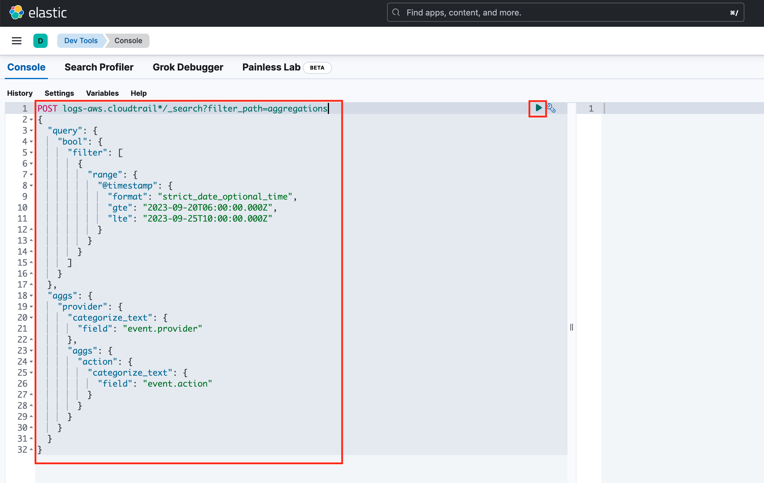 SO schema - aggregation Console