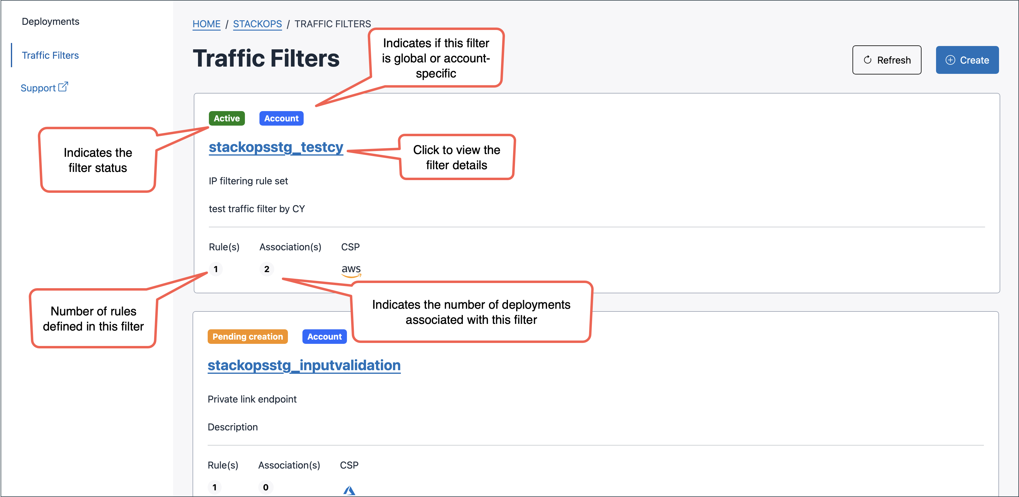 view-traffic-filters