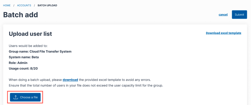 Choose File Batch