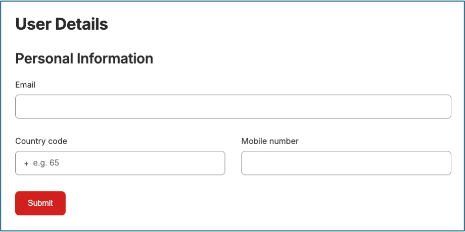complete your account